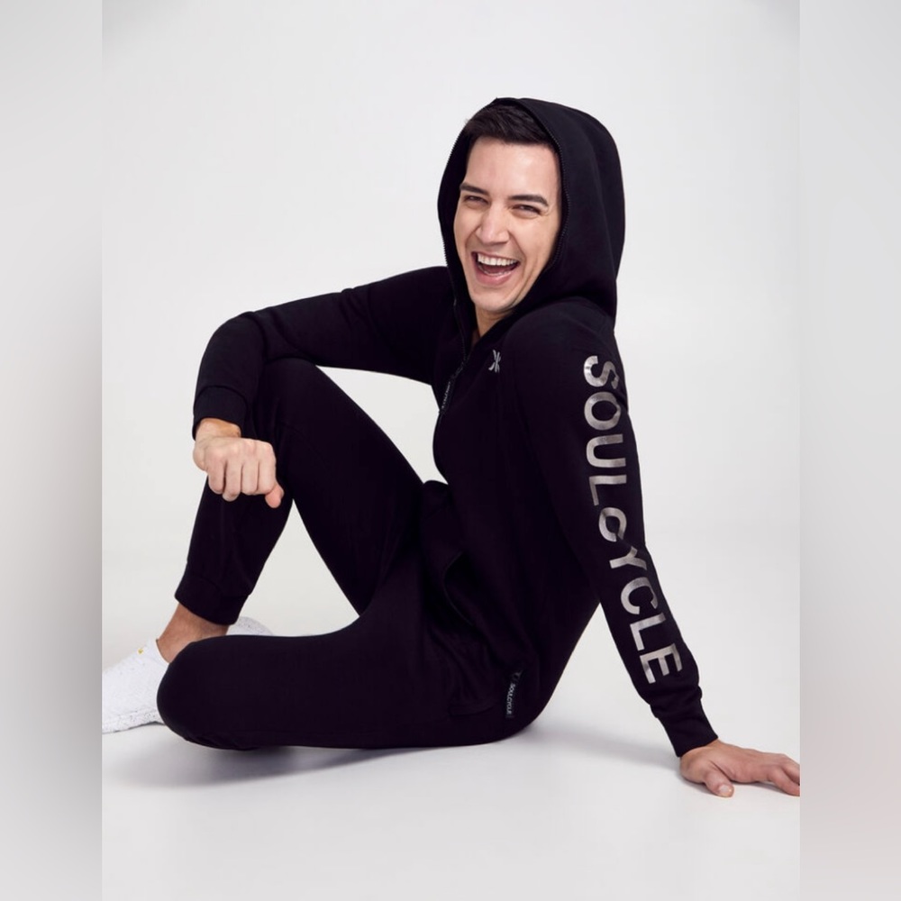 Soul Cycle One Size Black Onesie with Soul Cycle logo & Skull. 🦇💕
